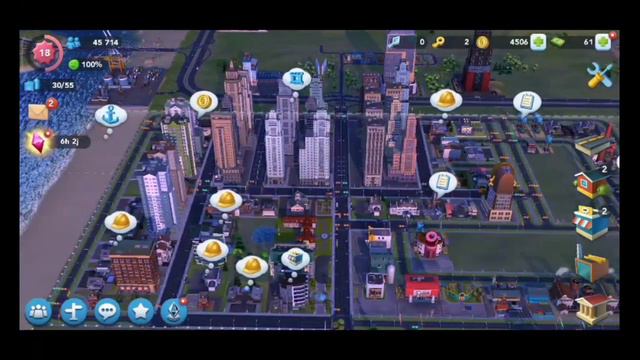 Simple gameplay! SimCity BuildIt (this is an online game) смотреть онлайн