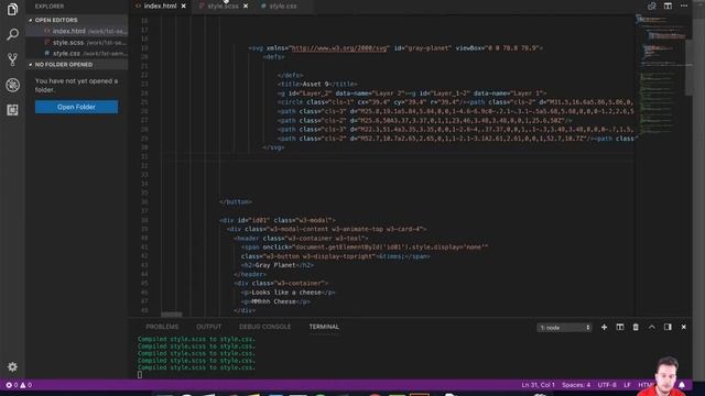 SVG, SCSS, Animations Ep. 16 | W3.CSS Modal box смотреть онлайн