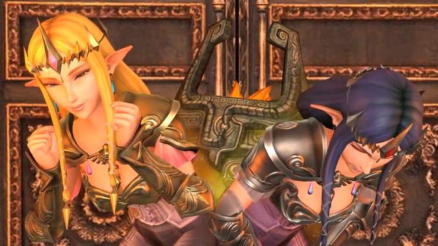 Zelda And Dark Zelda Farts On Midina