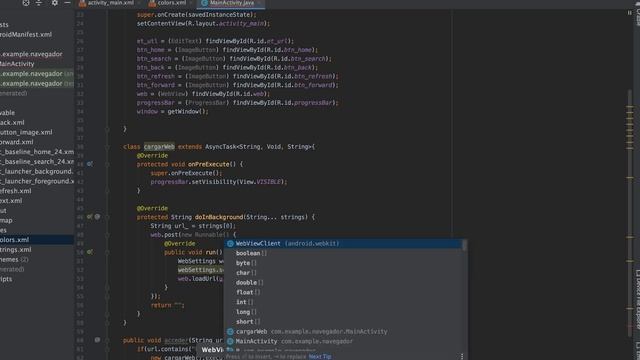 Crea un navegador web con WebView y AsyncTask | Android Studio смотреть онлайн