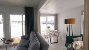 Одноэтажный  компактный дом с удобной планировкой/Обзор дома и Рум Тур/Скандинавский минимализм