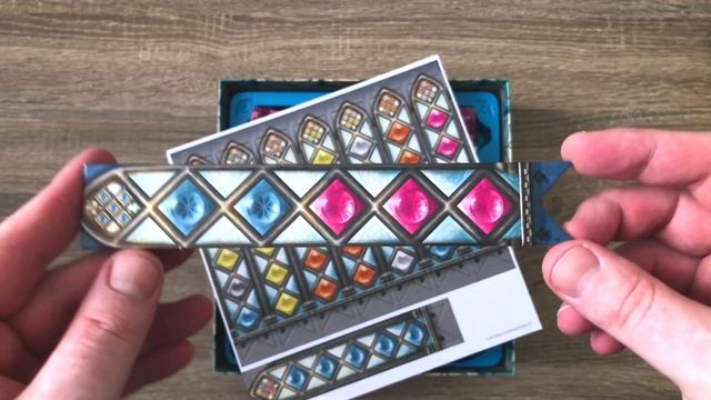 Azul. Витражи Синтры. Распаковка настольной игры за 3 минуты. 4K. смотреть онлайн