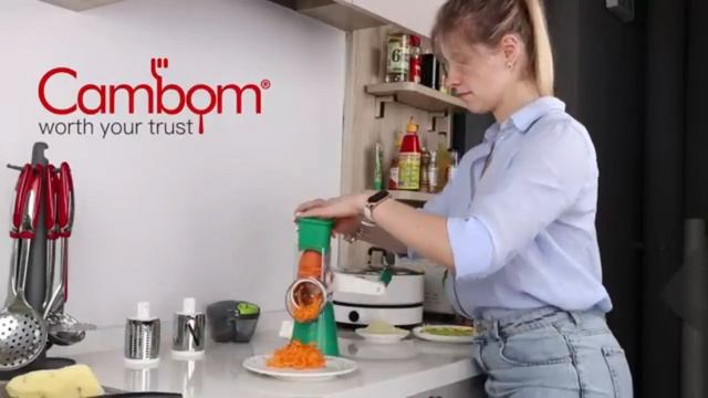 Before You Buy Cambom Manual Rotary Cheese Grater - Round Mandoline Slicer смотреть онлайн