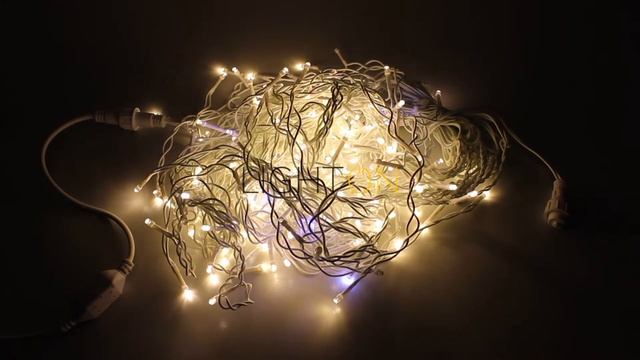 Гирлянда «Бахрома» 5 метров IP44 (flash-эффект) 200LED теплый свет смотреть онлайн