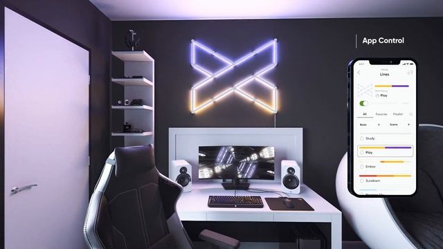 Nanoleaf Lines 60 Degrees | Color Outside the Lines смотреть онлайн