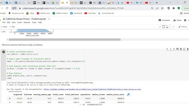Code Review - California House Prices Outliers & Correlation смотреть онлайн