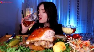MUKBANG | Рулька | Pork knuckle не ASMR