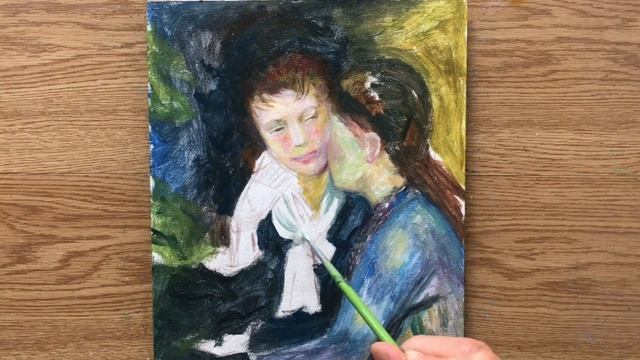 How to Paint Like Pierre - Auguste Renoir | Figure Painting | Acrylic смотреть онлайн
