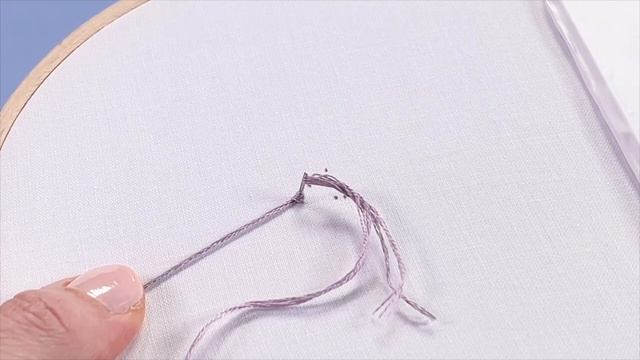 How to stitch a french knot | Beginner Embroidery Techniques смотреть онлайн