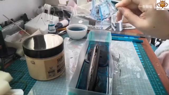 DIY - How to Make a Realistic Ocean Diorama Base - Submarine model смотреть онлайн