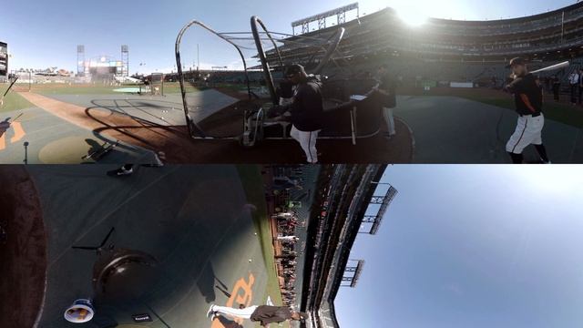VR360: Giants Take Batting Practice before NLDS Gm3 смотреть онлайн