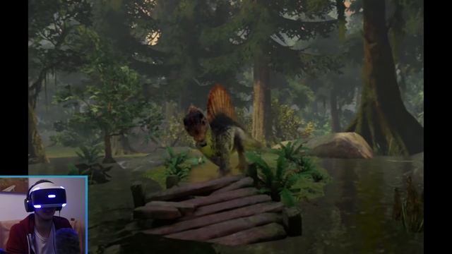 VISITING DINOSAUR ISLAND!!! - Ark Park VR смотреть онлайн