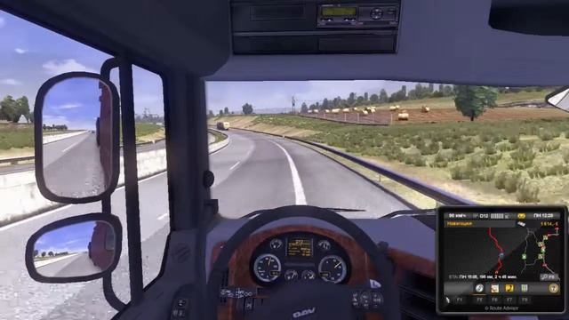 Прохождение игры Euro Truck Simulator 2 №1 Скучно смотреть онлайн