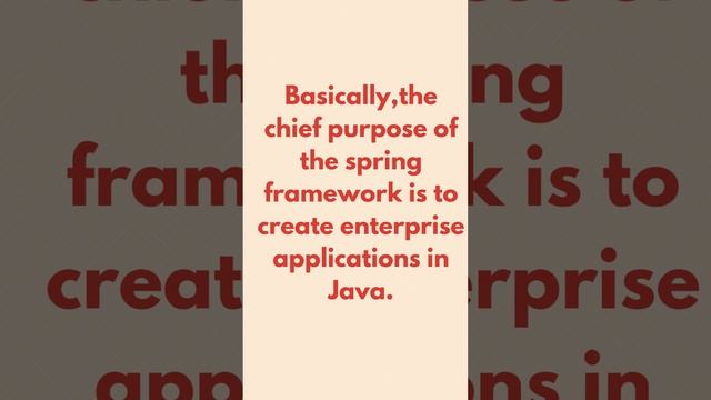 Brief about Spring Framework смотреть онлайн