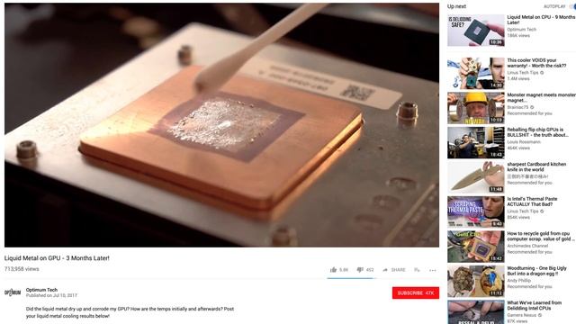 What Does Liquid Metal Look like After 3 Months Inside a MacBook Pro? смотреть онлайн