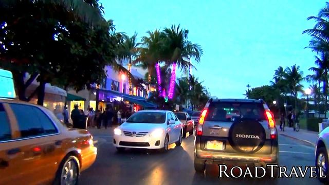Автопрогулка по Майами Бич (Miami Beach, Florida) смотреть онлайн