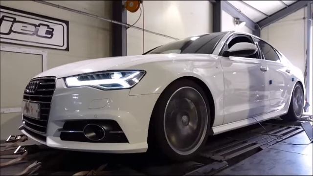 2015 AUDI A6 55 TDI Quattro Mar's ECU Tune Dyno Test 379WHP. 56~67WHP, 11~12Tq UP!! смотреть онлайн