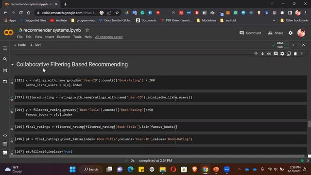 Recommender System/Filtering смотреть онлайн