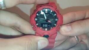Casio G-Shock GA-800 Обзор функций в часах