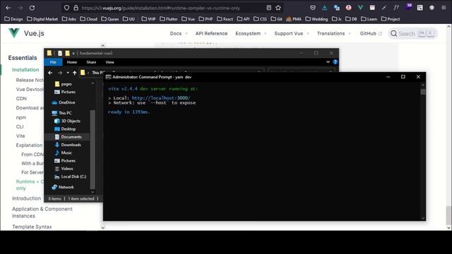 Vue Js Basic 2 Install смотреть онлайн
