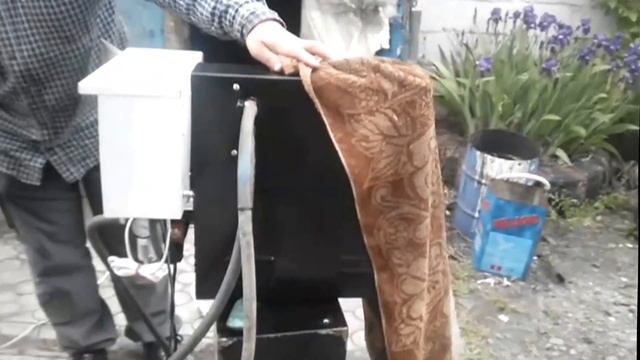 Аатоматическая горелка на отработке(мазуте) Бабингтона собственного изготрвления смотреть онлайн