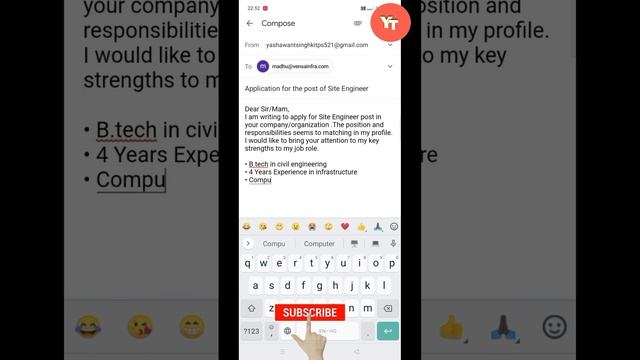 HR ko Resume kaise send kare/karte hai | How to apply for job by mail/gmail | смотреть онлайн