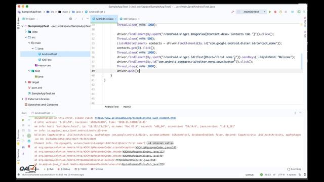 Writing first appium test for both android & iOS смотреть онлайн