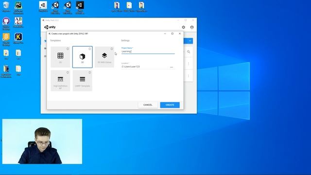 Уроки Unity C# - Начинаем программировать, первый скрипт смотреть онлайн