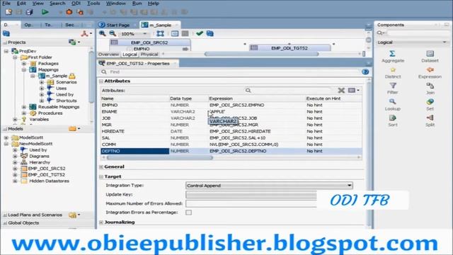 Create first mapping in Oracle Data Integrator ODI смотреть онлайн