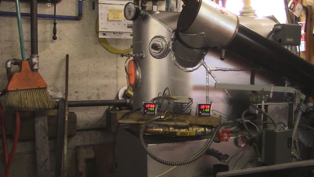 1959 Axeman Anderson 130M Coal Stoker Boiler PT89, Inkbird PIDs Heating Ashing Cycle смотреть онлайн