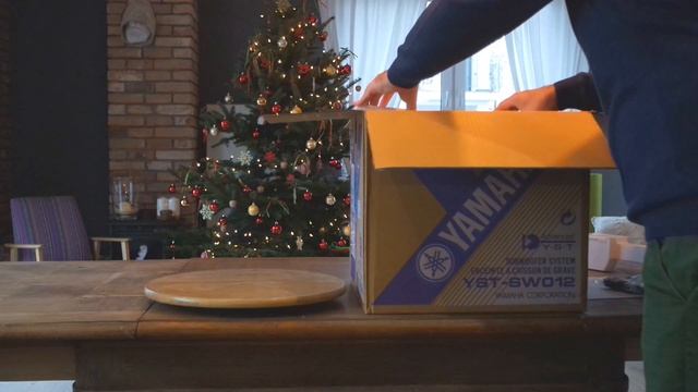 YAMAHA Subwoofer YST-SW012 unboxing смотреть онлайн