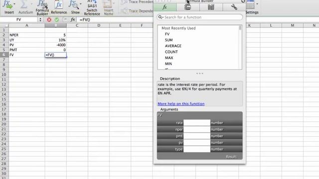 Microsoft Excel - Future Value of $1 - For Mac and PC смотреть онлайн
