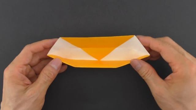 Canoe Origami Boat with a Stand Tutorial (Hyo Ahn) смотреть онлайн