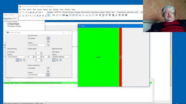 #Lazarus Anchoring Panels With Splitters - Day 102 смотреть онлайн