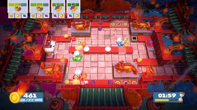 1-1 Overcooked 2 DLC : Chinese New Year - 3 Player Gameplay No Commentary смотреть онлайн