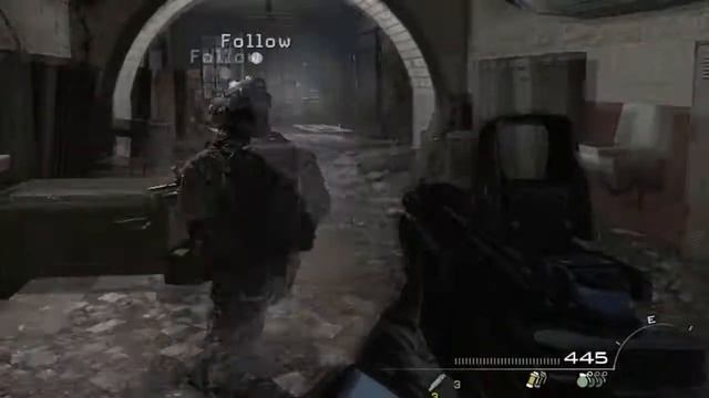 COD MW2 - gameplay PC (em uma 8500gt) смотреть онлайн