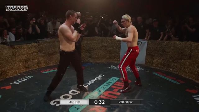 Анубис vs Золотой . TOP DOG . Бой . #topdog #главныйбой #анубис смотреть онлайн