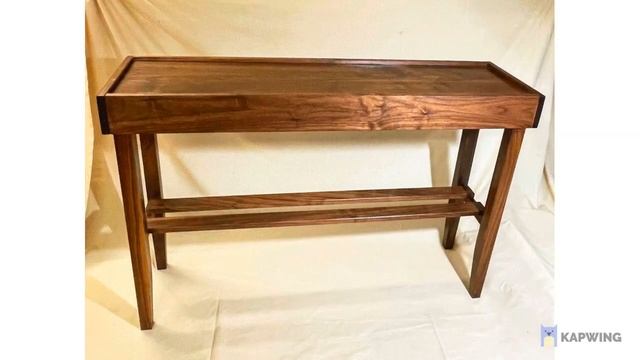 Solid Walnut Entry-Way Table ~ Cedar City Cabinet Co. ~ смотреть онлайн