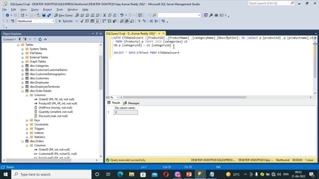 CTE (Common Table Expression) in SQL Server-MS SQL Server complete course in Telugu-Lesson-28 смотреть онлайн