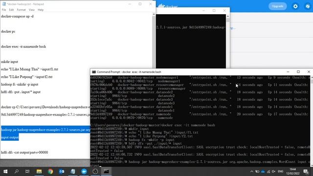 Docker Running Hadoop 6370163621