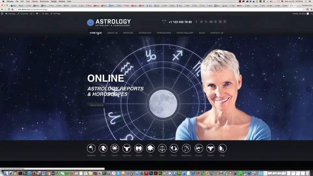 how to change astrology logos in Astrology wordpress template смотреть онлайн