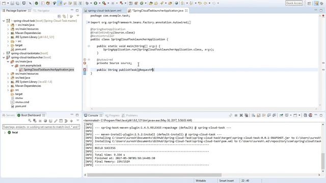 Spring Cloud Task Launch смотреть онлайн