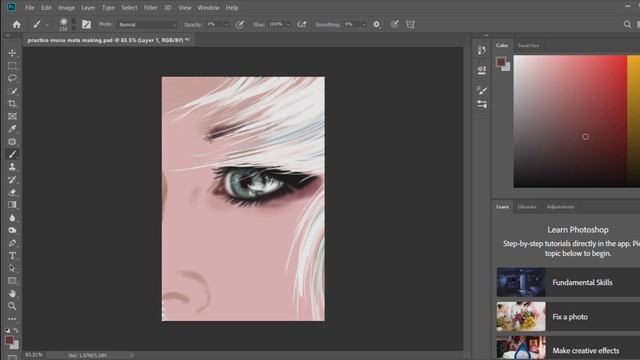 Digital Painting in Adobe Photoshop смотреть онлайн