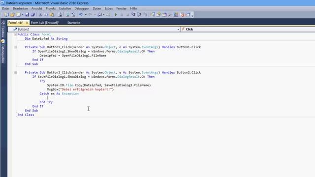 Visual Basic Tutorial 26: Dateien kopieren смотреть онлайн