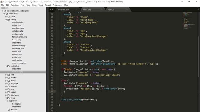 CRUD - Codeigniter, Datatables, Ajax Part 5 Create (2/3) смотреть онлайн