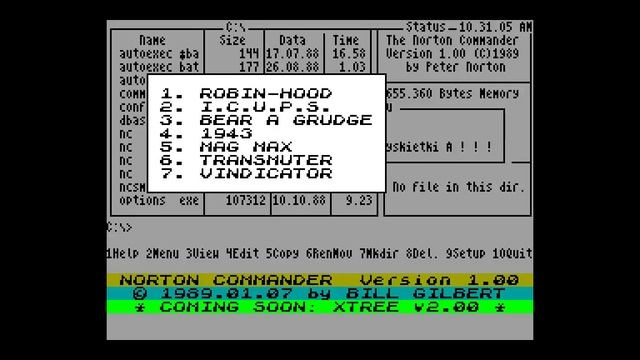 Norton Commander v1.0 - Bill Gilbert [#zx spectrum AY Music Demo] смотреть онлайн