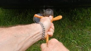 Как завязать буксировочный трос. Простой узел для буксировки.DIY