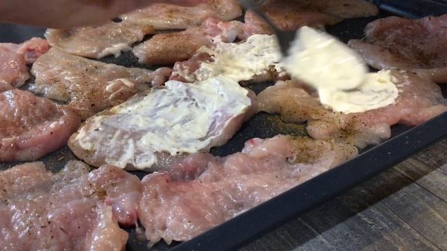 Куриная отбивная в духовке "по-французски" смотреть онлайн