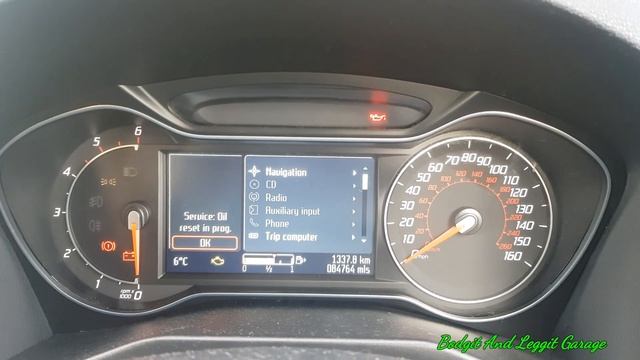 Ford Mondeo oil light service reset смотреть онлайн