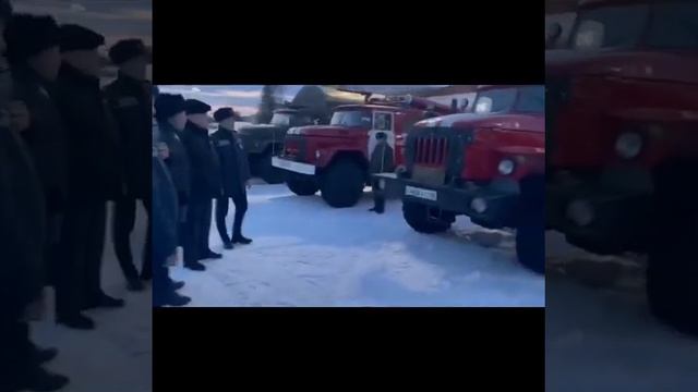 Аким Шемонаихинского района Акулов Г. И. посетил пожарную часть #28 г. Шемонаиха. смотреть онлайн